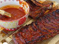 Zesty BBQ Ribs by MAGGI succulent pork ribs with a tangy NESCAFÉ coffee, MAGGI bouillon, and Dijon mustard glaze, plus sauce